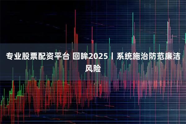 专业股票配资平台 回眸2025丨系统施治防范廉洁风险